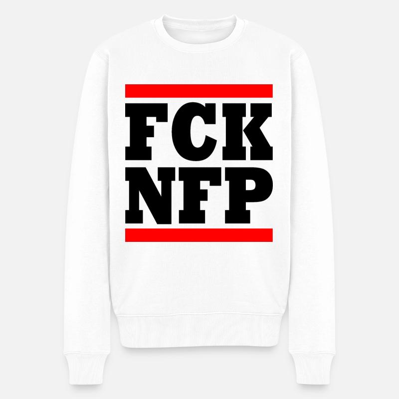 Fck nfp - Pull Premium bio Homme - blanc
