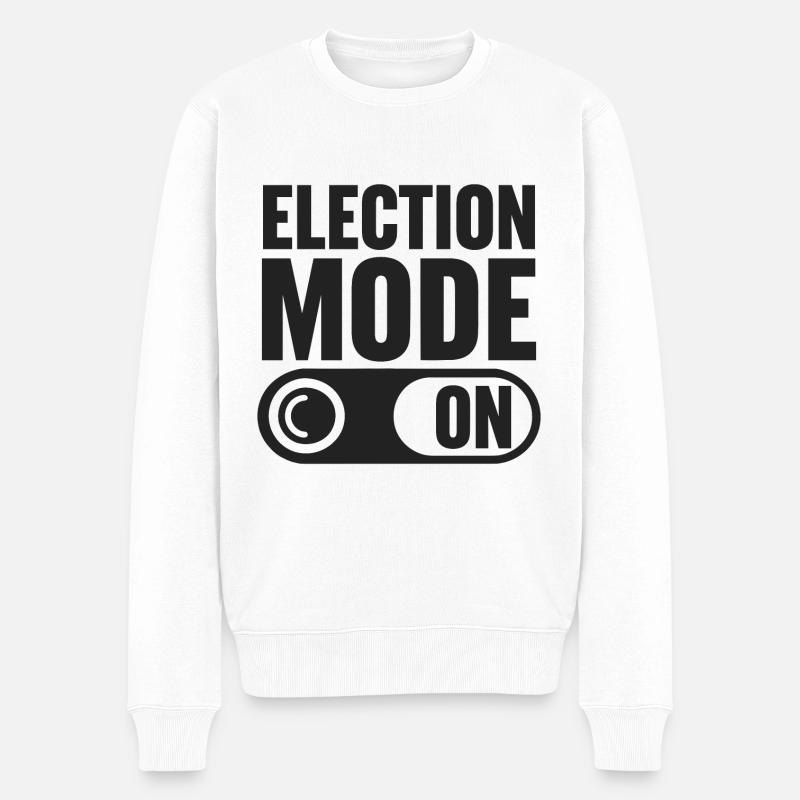 Mode électoral activé - Pull Premium bio Homme - blanc