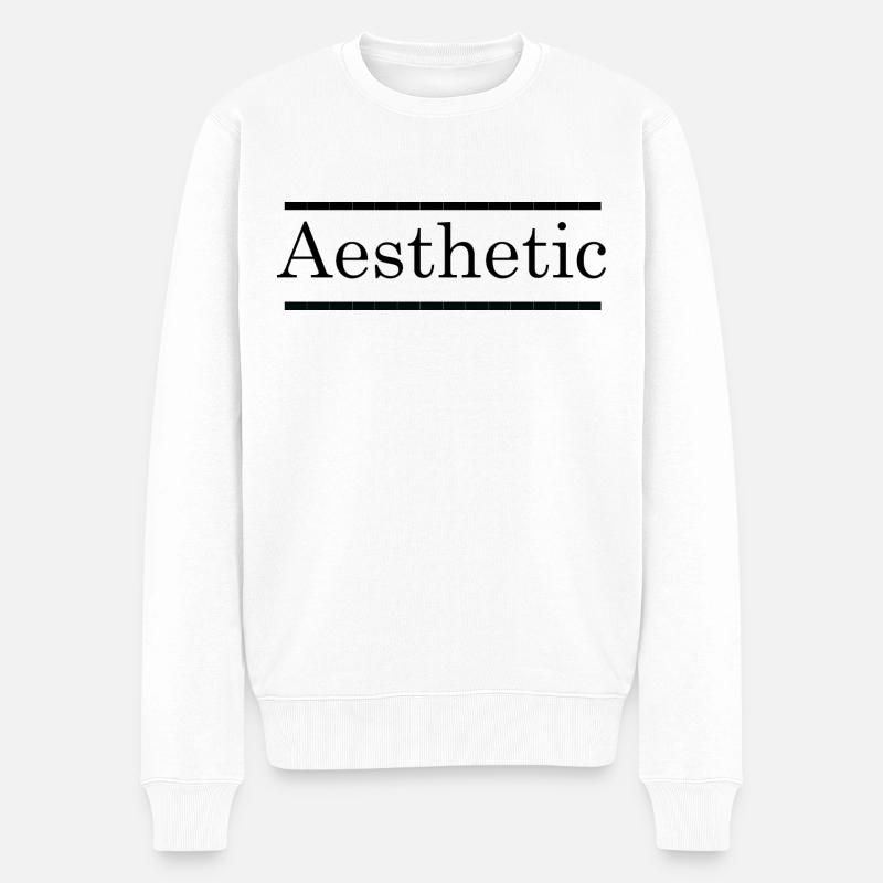 JEUNE TENDANCE - Pull Premium bio Homme - blanc