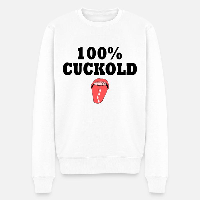 Cuckold - Pull Premium bio Homme - blanc