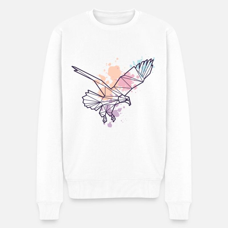 Aigle volant - Pull Premium bio Homme - blanc