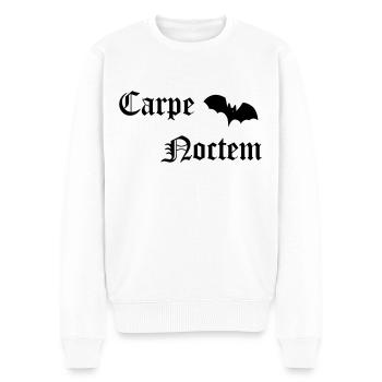 carpe noctem bat for the black scene - Men's Premium Organic Jumper - white - Front - Thijin (182cm)