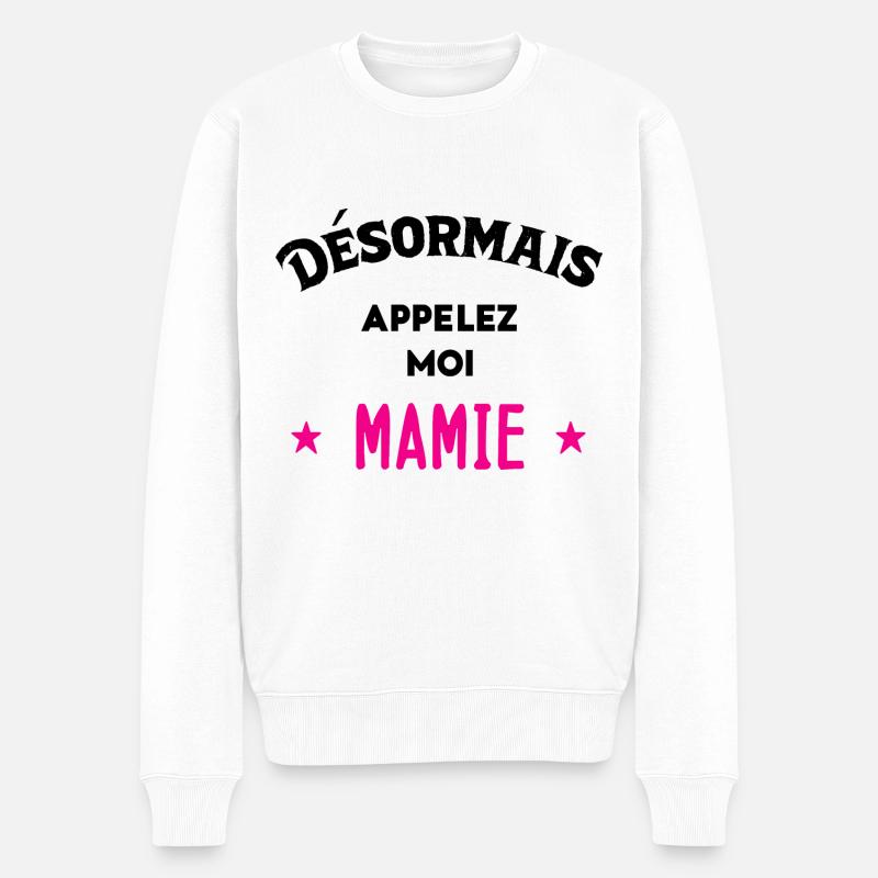 Idée D'Annonce De Grossesse - Pull Premium bio Homme - blanc