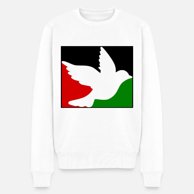 Free palestine - Pull Premium bio Homme - blanc