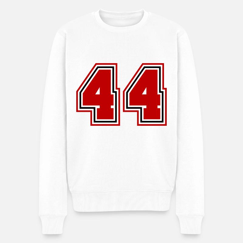 Symbole numérique 44 - Pull Premium bio Homme - blanc