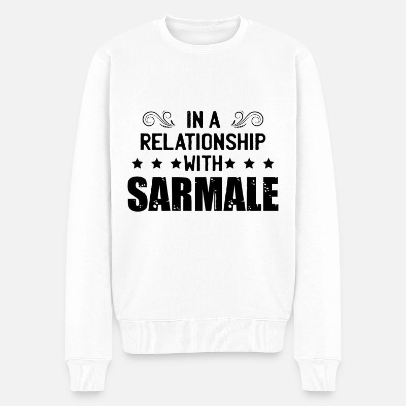 En relation avec Sarmale - Pull Premium bio Homme - blanc