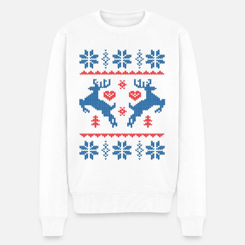 Noël Noël Noël - Pull Premium bio Homme - blanc