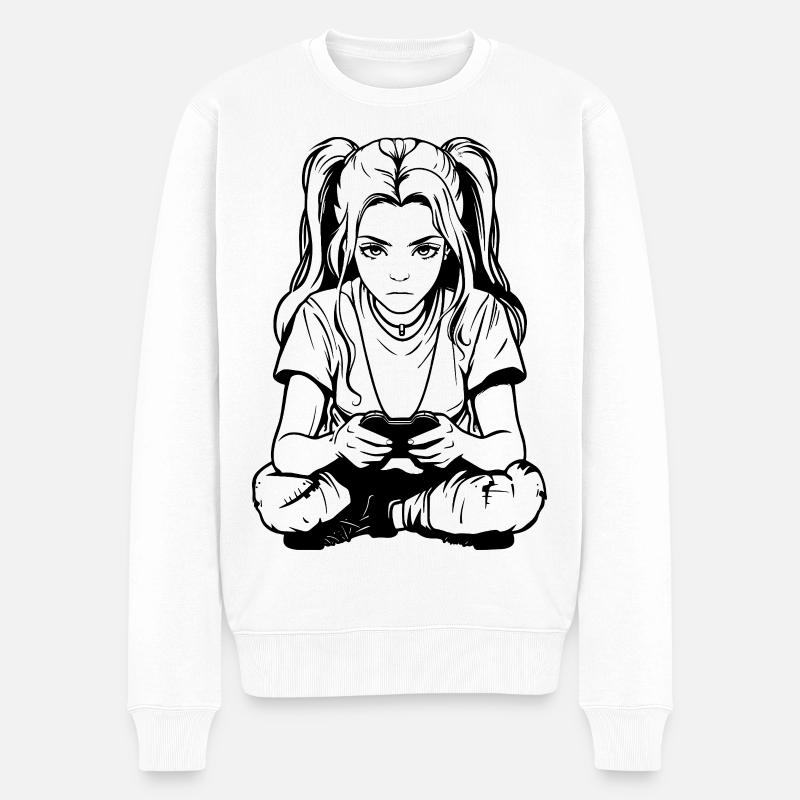 Filles gamers - Pull Premium bio Homme - blanc