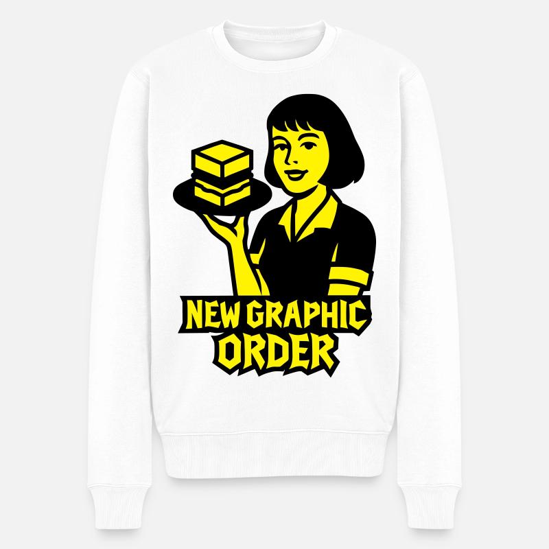 Nouvel ordre graphique #1 - Pull Premium bio Homme - blanc