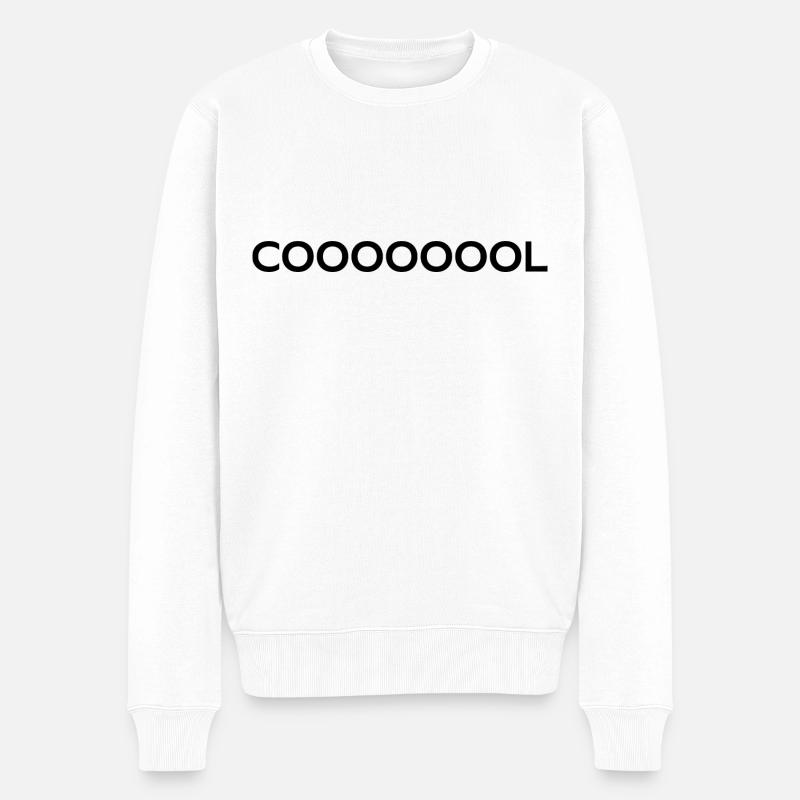 Kühl. - Männer Premium Bio Pullover - Weiß