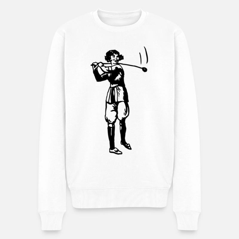 Golf - Golf - Golfeur - Pull Premium bio Homme - blanc