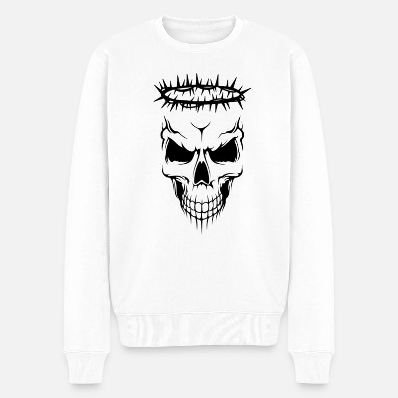 Couronne d’épines - Pull Premium bio Homme - blanc