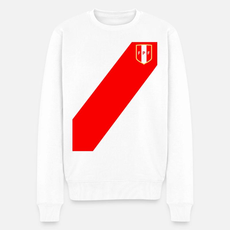 Seleccion peruana de futbol - Männer Premium Bio Pullover - Weiß