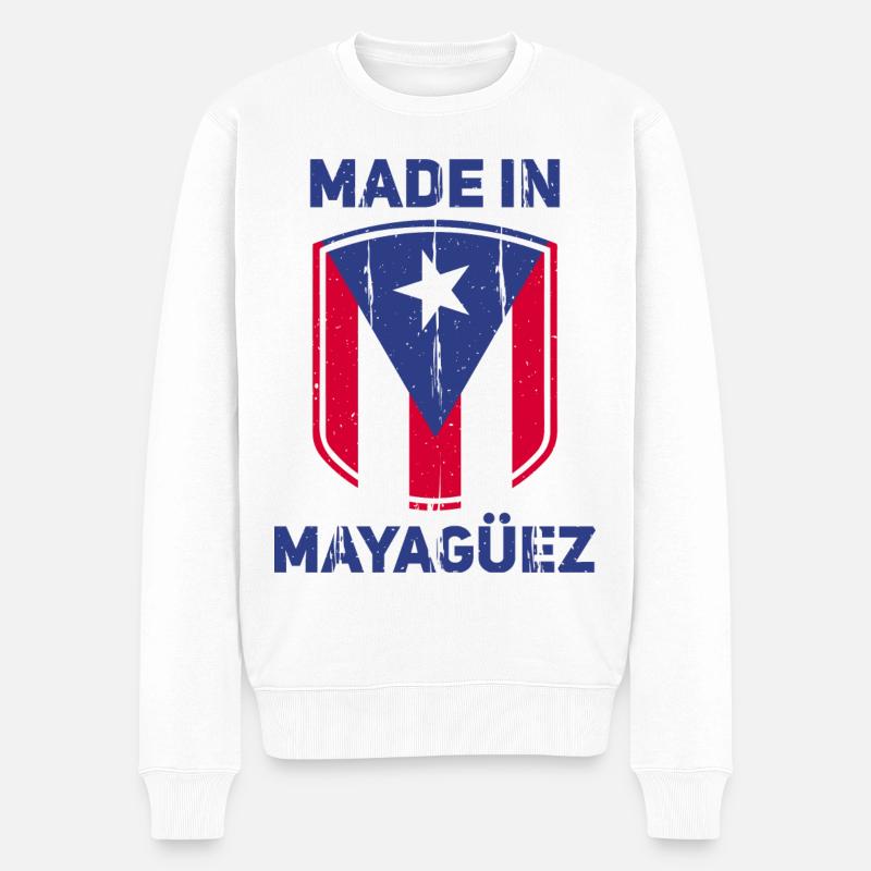 Mayagüez - Pull Premium bio Homme - blanc