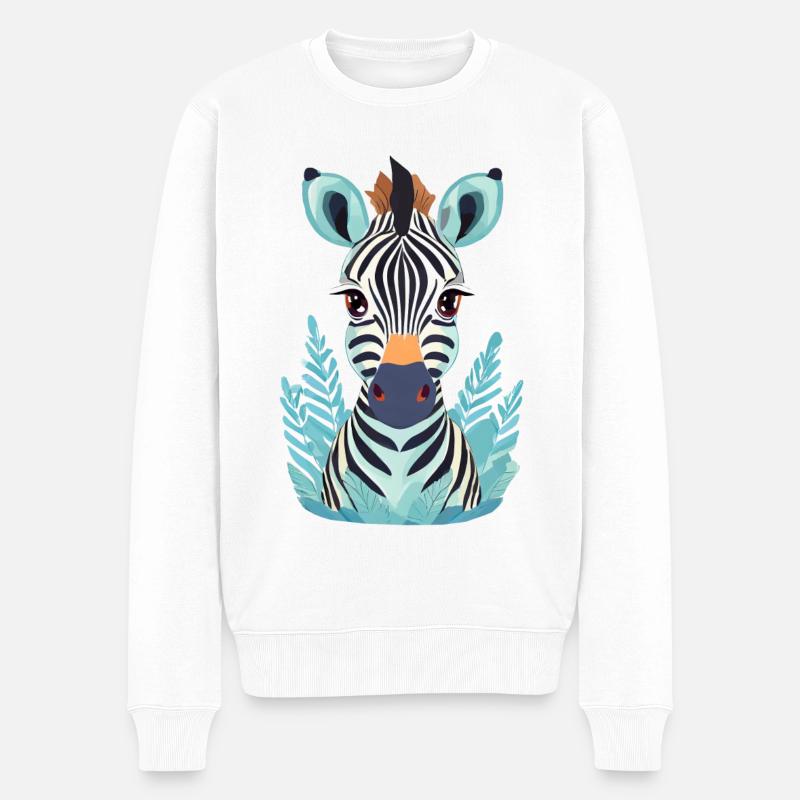 Zèbre - Pull Premium bio Homme - blanc