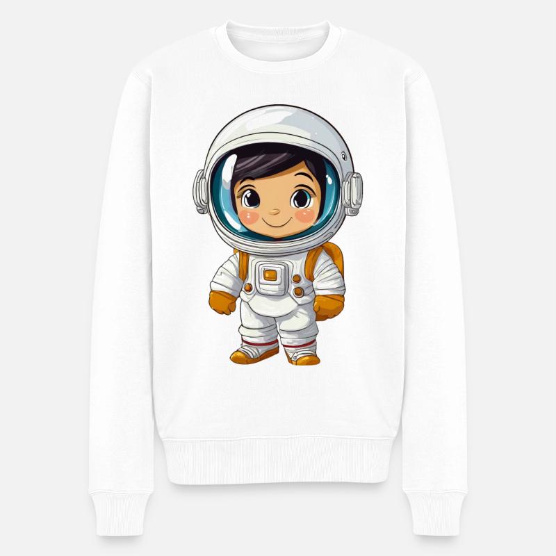 Astronaute - Pull Premium bio Homme - blanc