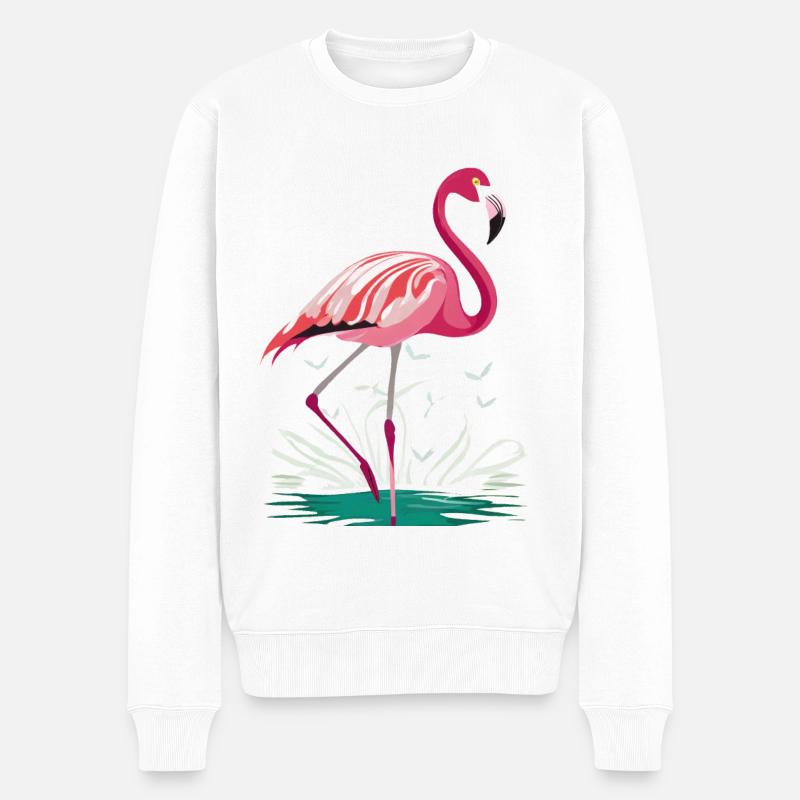 Flamant - Pull Premium bio Homme - blanc