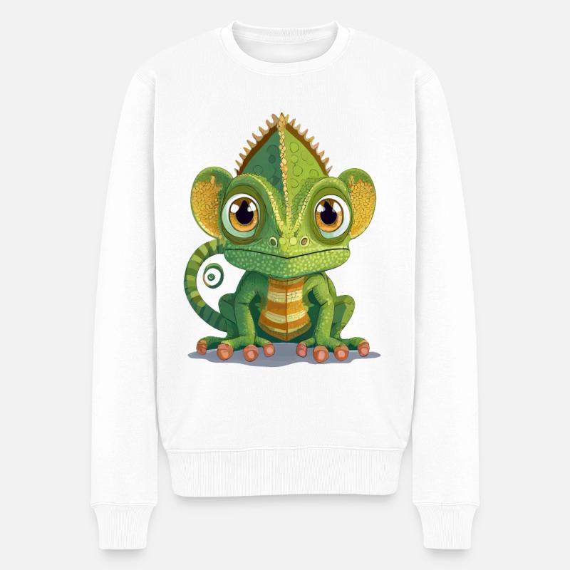 Caméléon - Pull Premium bio Homme - blanc