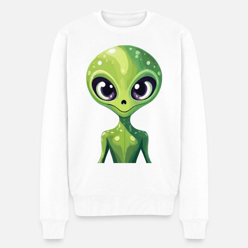 Extraterrestre ou extraterrestre - Pull Premium bio Homme - blanc