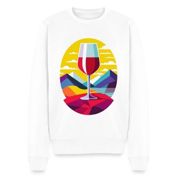 Vin - Pull Premium bio Homme - blanc - Devant - Thijin (182cm)