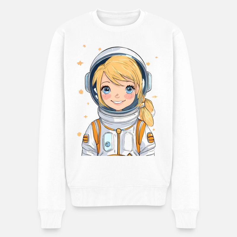 Astronaute - Pull Premium bio Homme - blanc