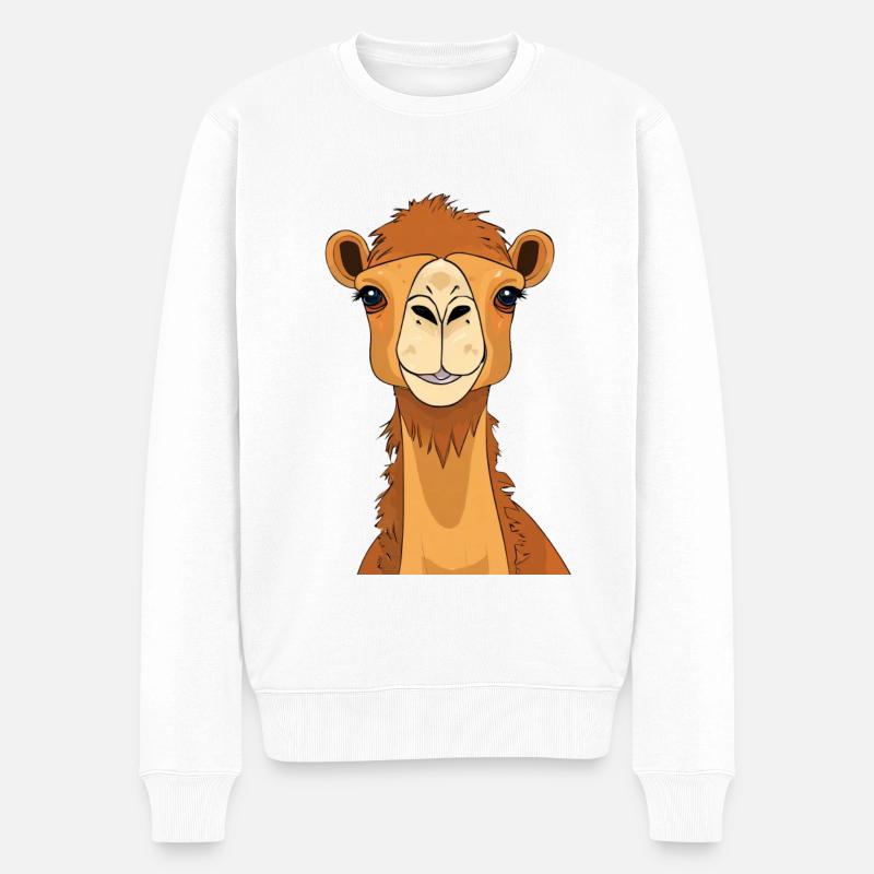 Chameau mignon - Pull Premium bio Homme - blanc