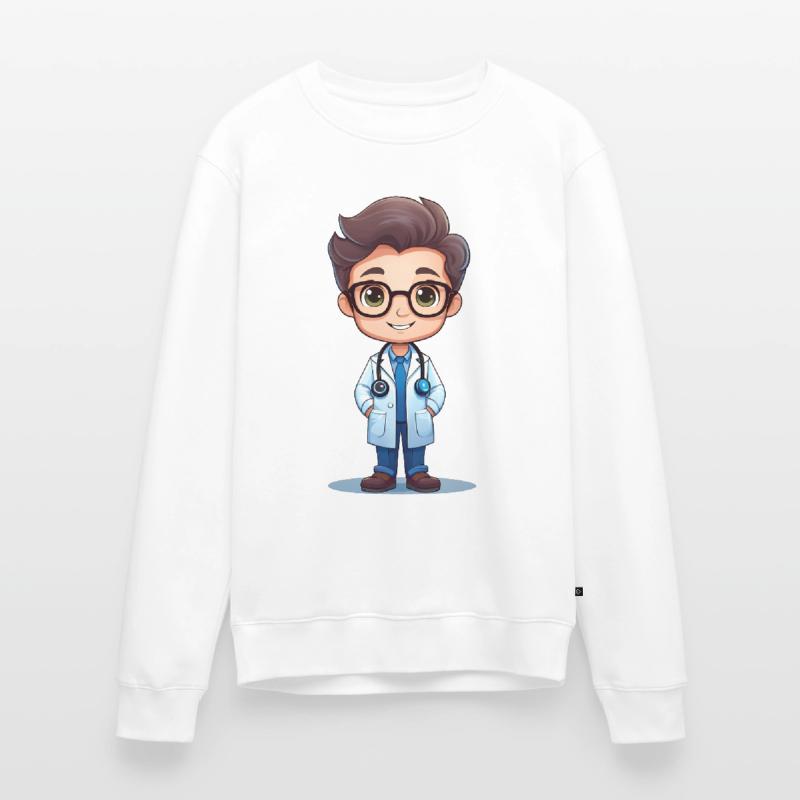 Arzt oder Doktor Männer Premium Bio Pullover