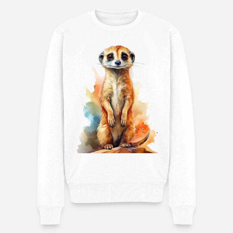 Suricate - Pull Premium bio Homme - blanc