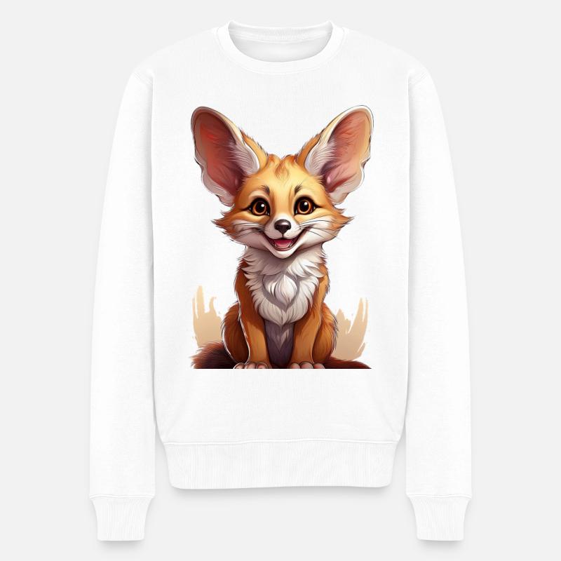 Fennec - Pull Premium bio Homme - blanc