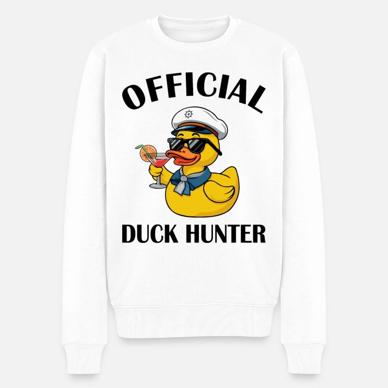 Humor Kreuzfahrt Urlaub - Männer Premium Bio Pullover - Weiß