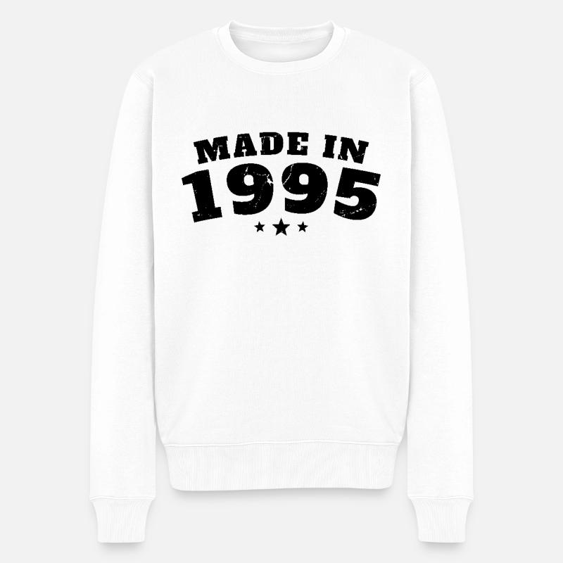 Fabriqué en 1995 - Pull Premium bio Homme - blanc