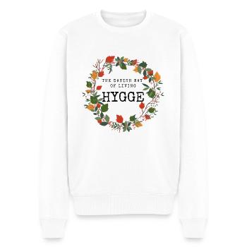 HYGGE - LA MANIÈRE DE VIVRE DANOISE - COSY - Pull Premium bio Homme - blanc - Devant - Thijin (182cm)
