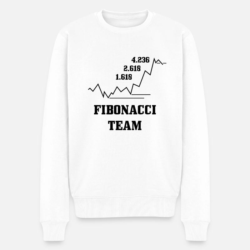 Fibonacci Team - Pull Premium bio Homme - blanc