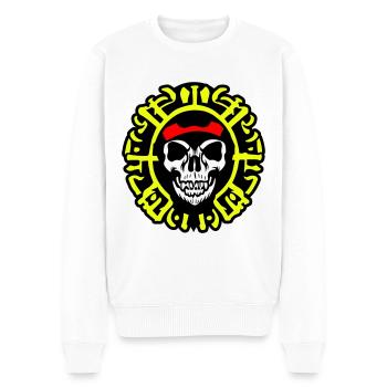 Medaille der Schande - Männer Premium Bio Pullover - Weiß - Vorne - Thijin (182cm)