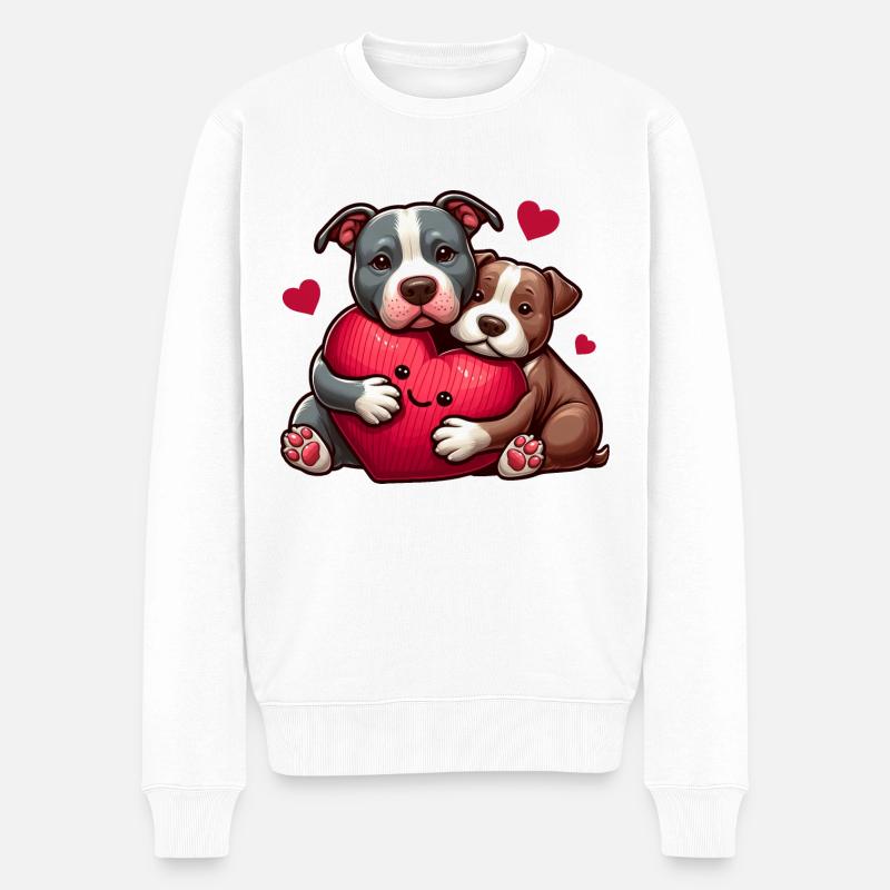 Pitbull présente - Pull Premium bio Homme - blanc