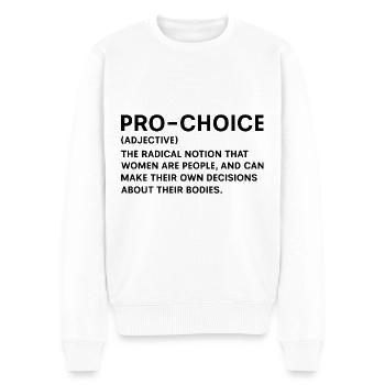 Pro-Choix - Pull Premium bio Homme - blanc - Devant - Thijin (182cm)