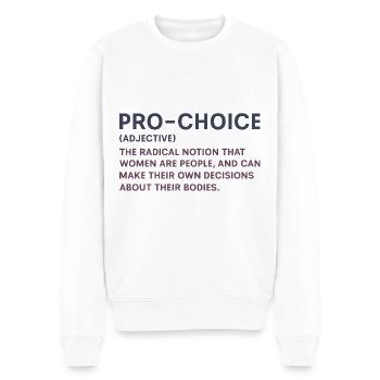 Pro-Choix - Pull Premium bio Homme - blanc - Devant - Thijin (182cm)