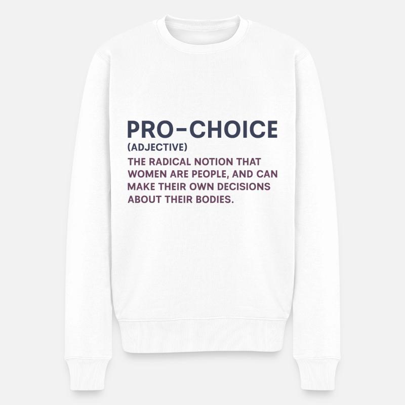 Pro-Choix - Pull Premium bio Homme - blanc