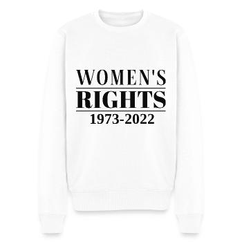 Frauenrechte 1973 - 2022 - Männer Premium Bio Pullover - Weiß - Vorne - Thijin (182cm)