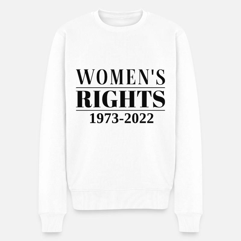 Frauenrechte 1973 - 2022 - Männer Premium Bio Pullover - Weiß