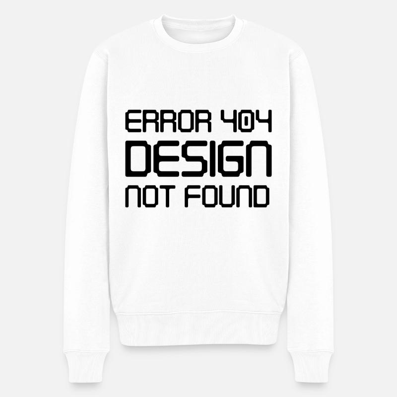 Erreur 404 Design introuvable - Pull Premium bio Homme - blanc