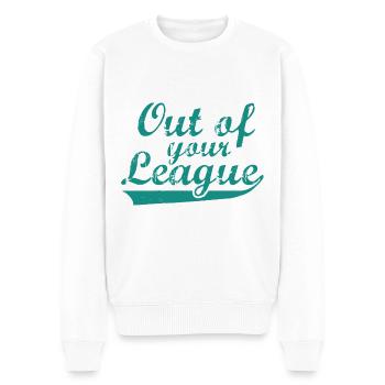 Hors de votre ligue - Pull Premium bio Homme - blanc - Devant - Thijin (182cm)