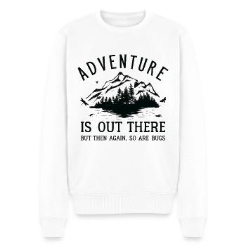 Adventure Bugs - Männer Premium Bio Pullover - Weiß - Vorne - Thijin (182cm)