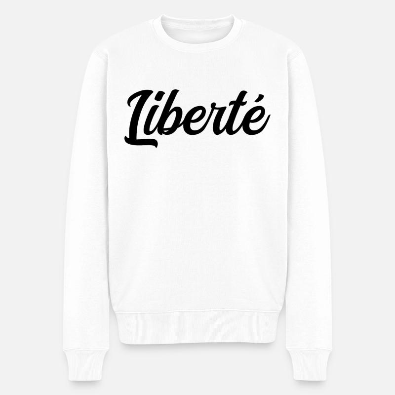 Liberté - Pull Premium bio Homme - blanc