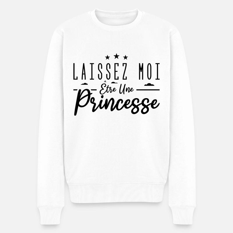 laissez moi être une princesse - Pull Premium bio Homme - blanc