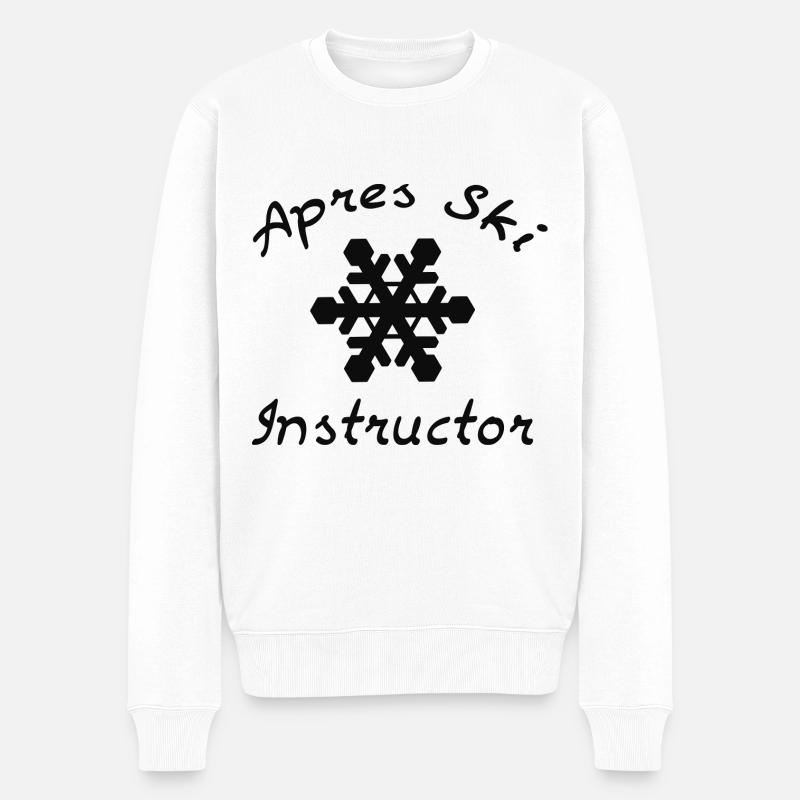 Moniteur de ski Apres - Pull Premium bio Homme - blanc