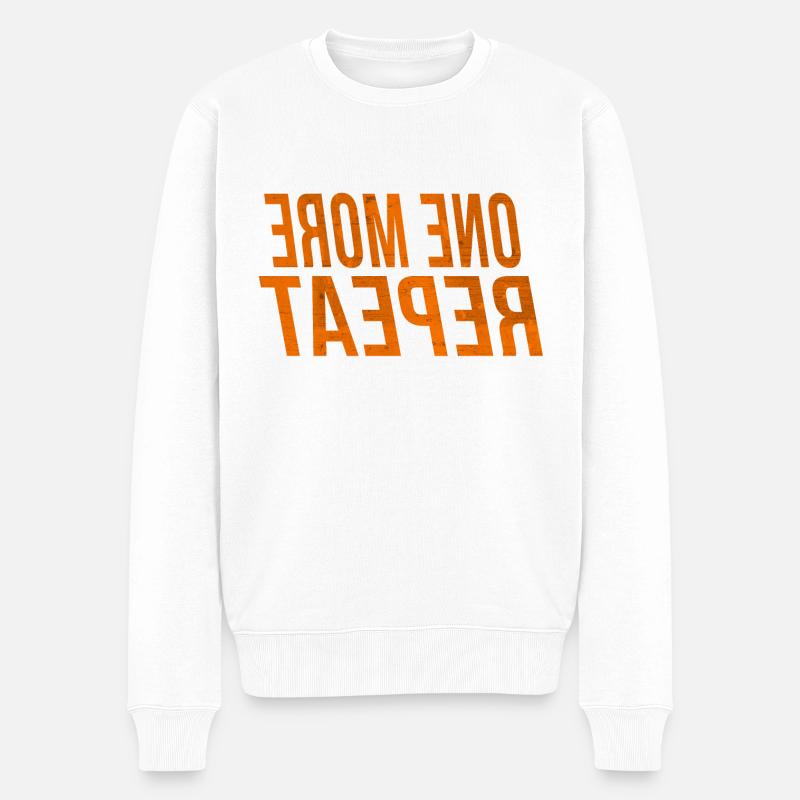 Encore une répétition - miroir de formation - Pull Premium bio Homme - blanc