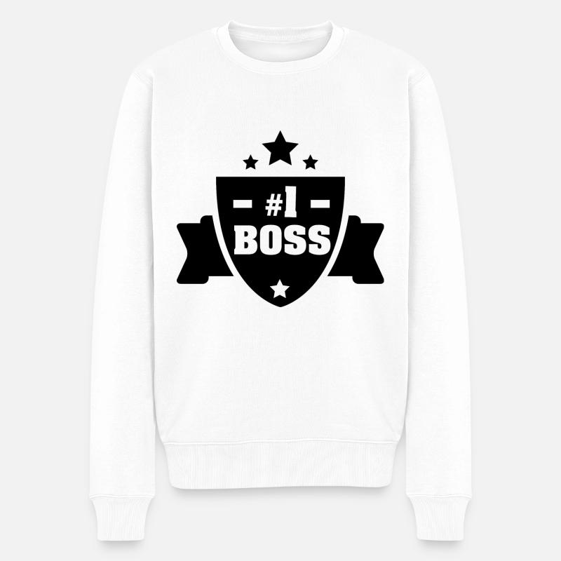 Patron numéro un - Pull Premium bio Homme - blanc