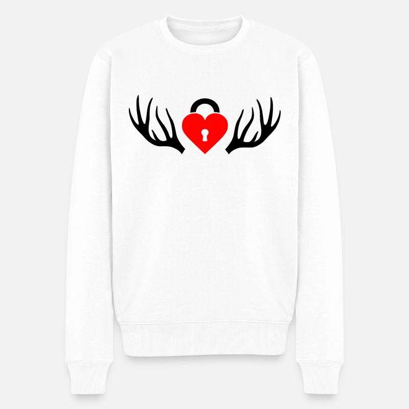 Cuckold - Pull Premium bio Homme - blanc