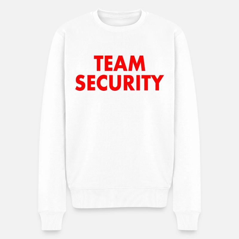Team security - Pull Premium bio Homme - blanc